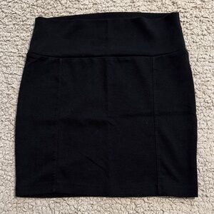 Decree Black Mini Skirt